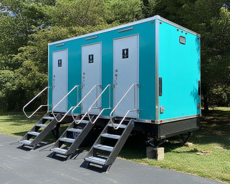 Deluxe porta potty rental
